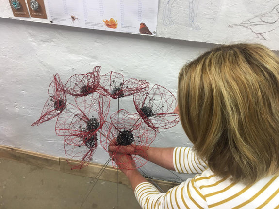 26 October 2024 (pm) Wire Poppy Workshop