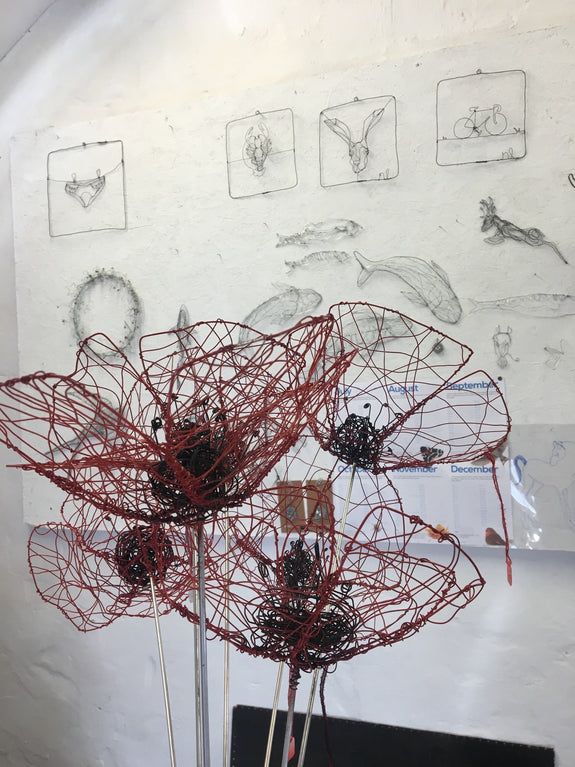 26 October 2024 (pm) Wire Poppy Workshop